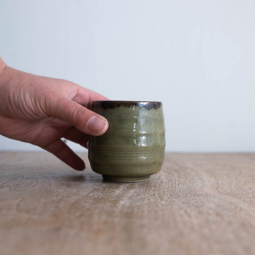 【WEB限定】黄瀬戸 ろくべ長湯呑み -器市-