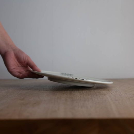 【WEB限定】黒井桁 8.0皿 -器市-