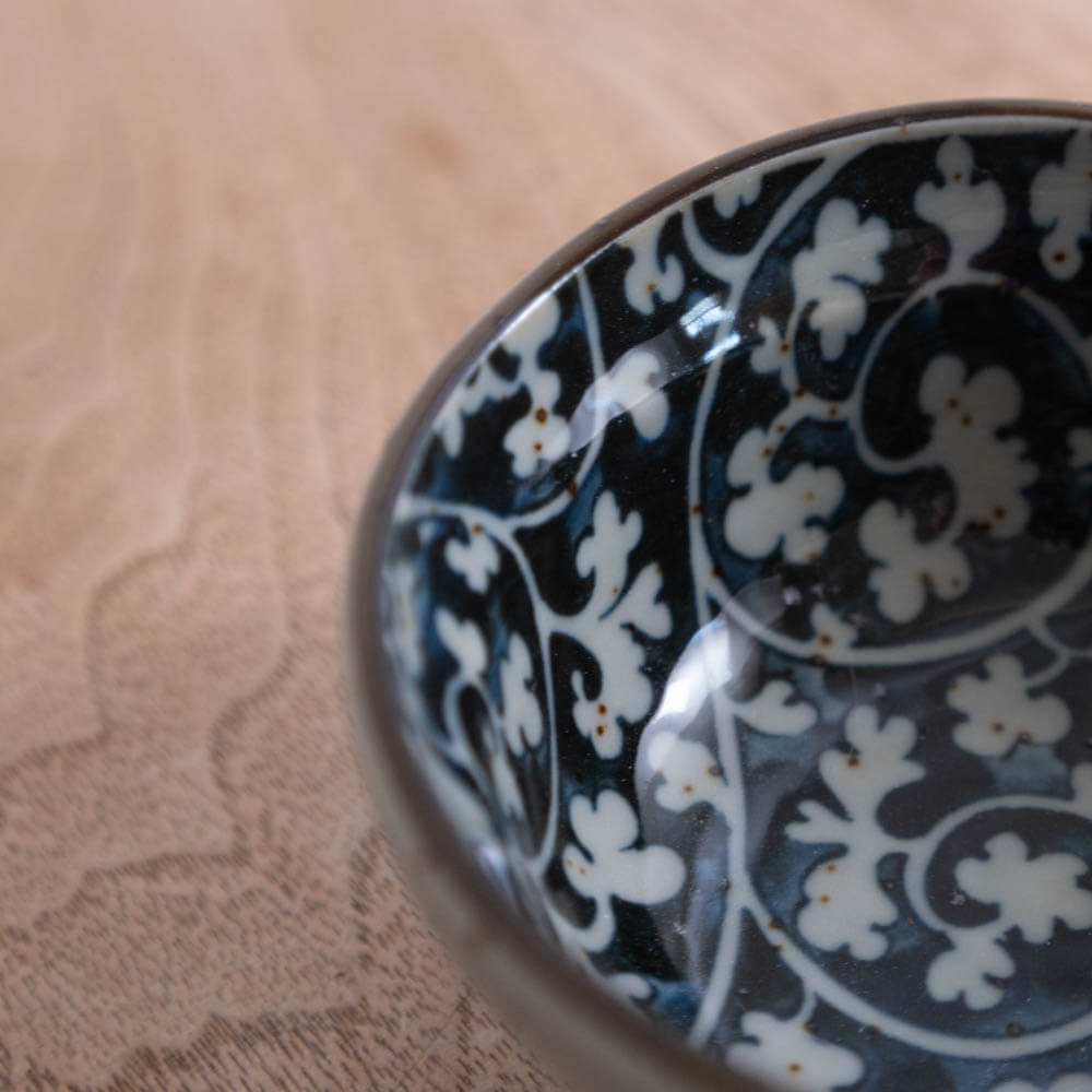 【WEB限定】益子唐草 だるま小鉢 (小) -器市-