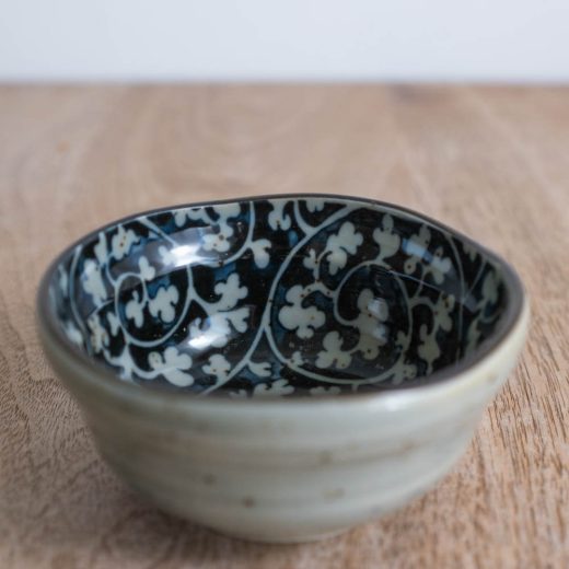 【WEB限定】益子唐草 だるま小鉢 (小) -器市-