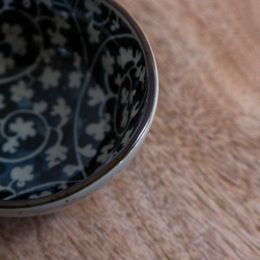 【WEB限定】益子唐草 だるま小鉢 (小) -器市-