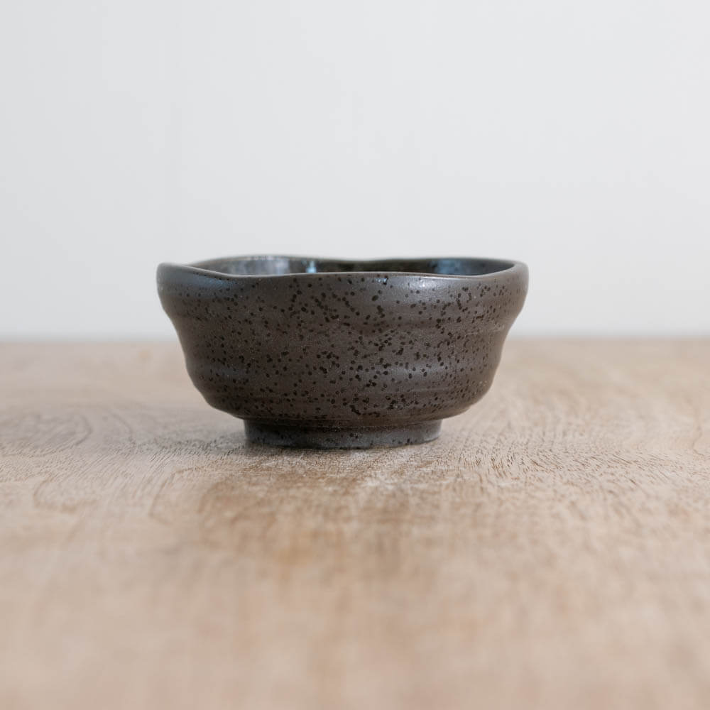 【WEB限定】無地だるま小鉢 (小) 黒 -器市-