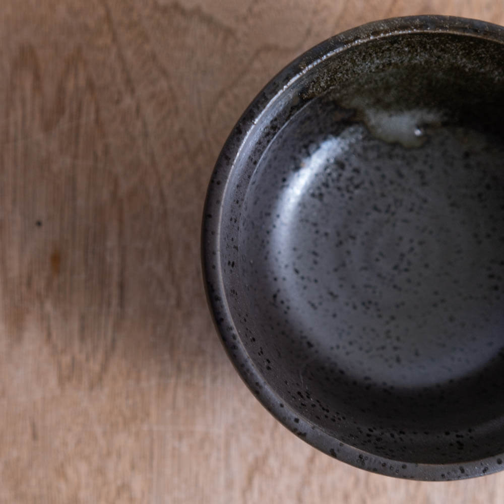 【WEB限定】無地だるま小鉢 (小) 黒 -器市-