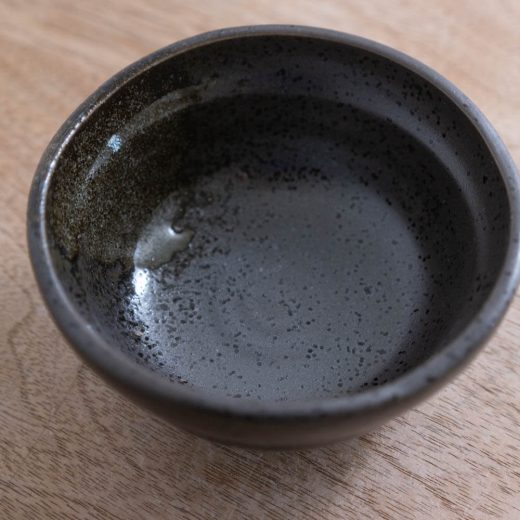 【WEB限定】無地だるま小鉢 (小) 黒 -器市-