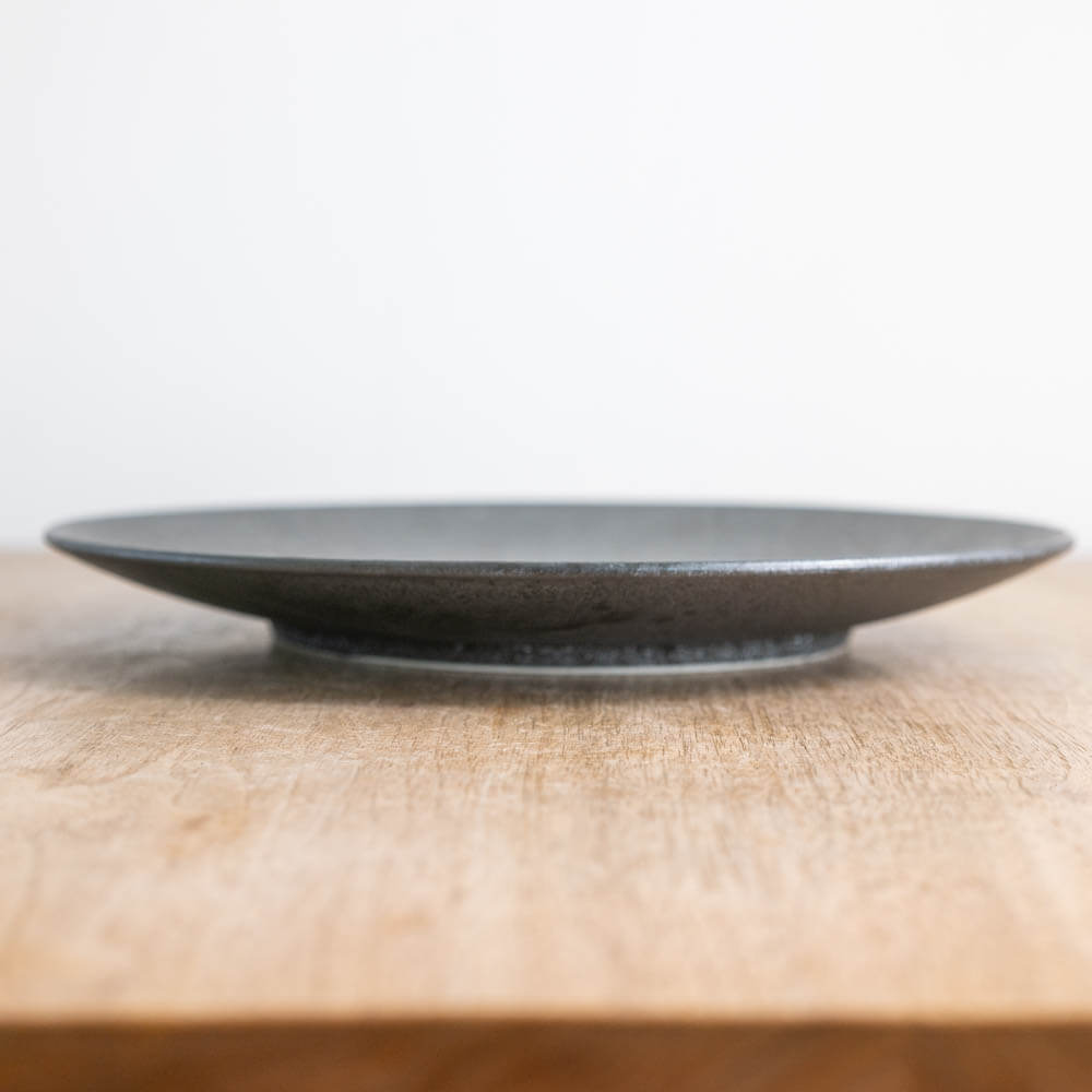 【WEB限定】炭曜変 メタ9寸皿 -器市-