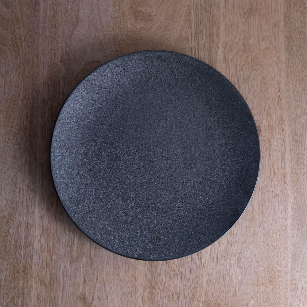 【WEB限定】炭曜変 メタ9寸皿 -器市-