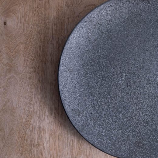 【WEB限定】炭曜変 メタ9寸皿 -器市-