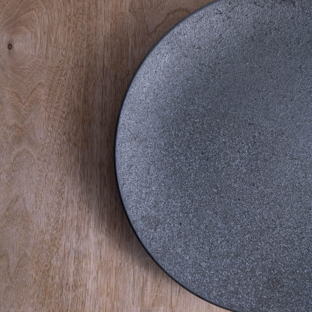 【WEB限定】炭曜変 メタ9寸皿 -器市-