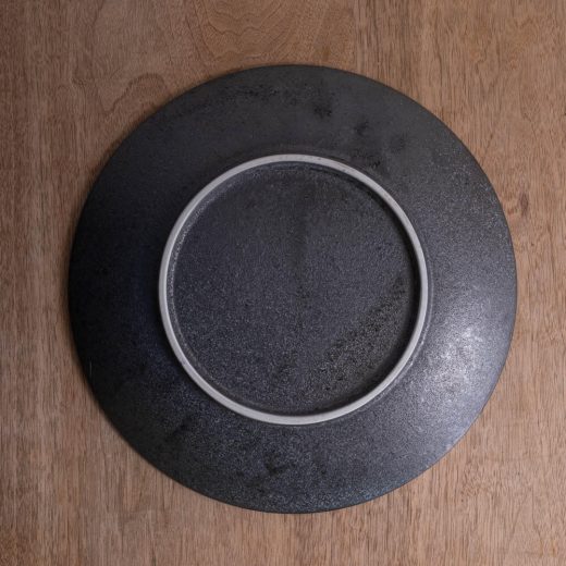 【WEB限定】炭曜変 メタ9寸皿 -器市-