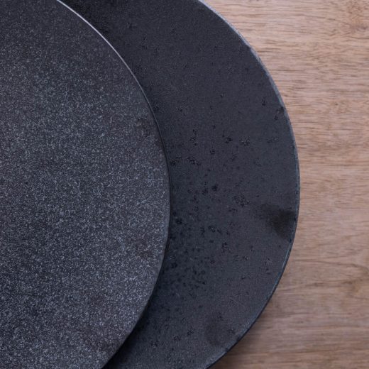 【WEB限定】炭曜変 メタ9寸皿 -器市-