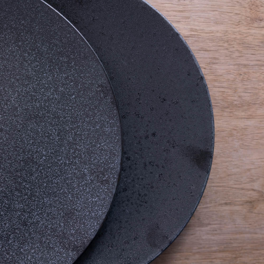 【WEB限定】炭曜変 メタ9寸皿 -器市-