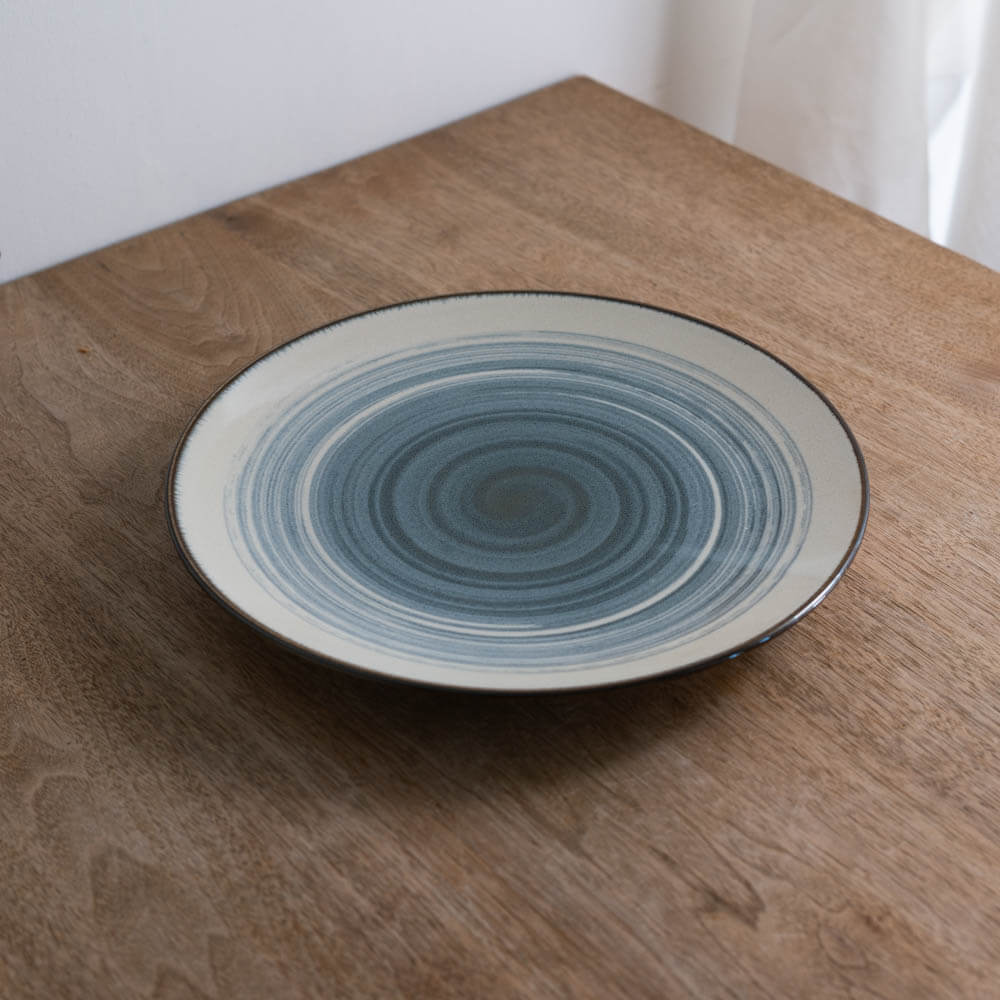 【WEB限定】サバトラ メタ9寸皿 -器市-