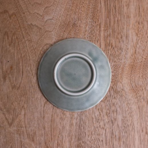 【WEB限定】花型小皿 スモークGR -器市-