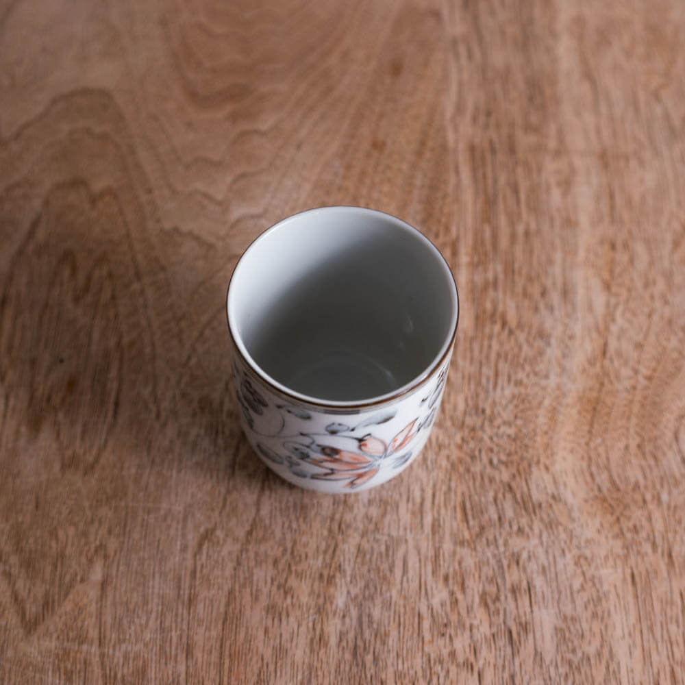 【WEB限定】小花 切立長湯呑み -器市-