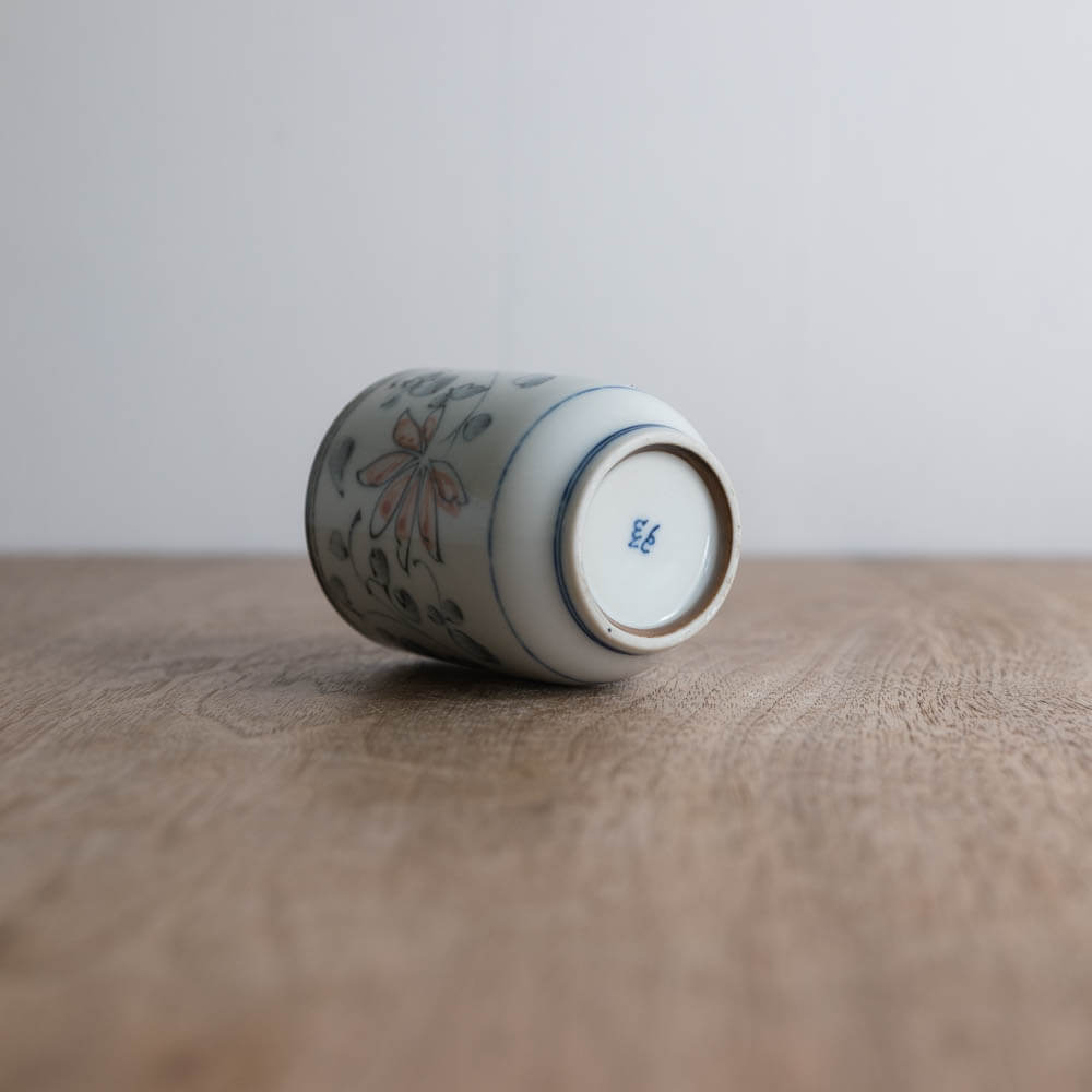 【WEB限定】小花 切立長湯呑み -器市-