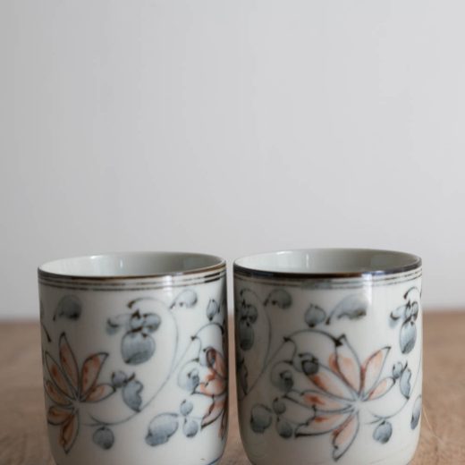 【WEB限定】小花 切立長湯呑み -器市-