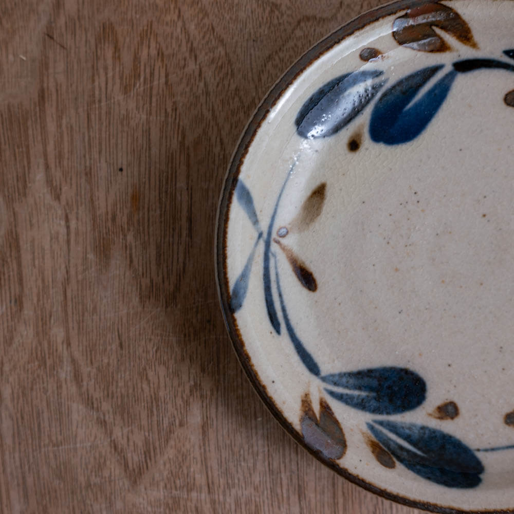 【WEB限定】民彩風花 渦型4.0皿 -器市-