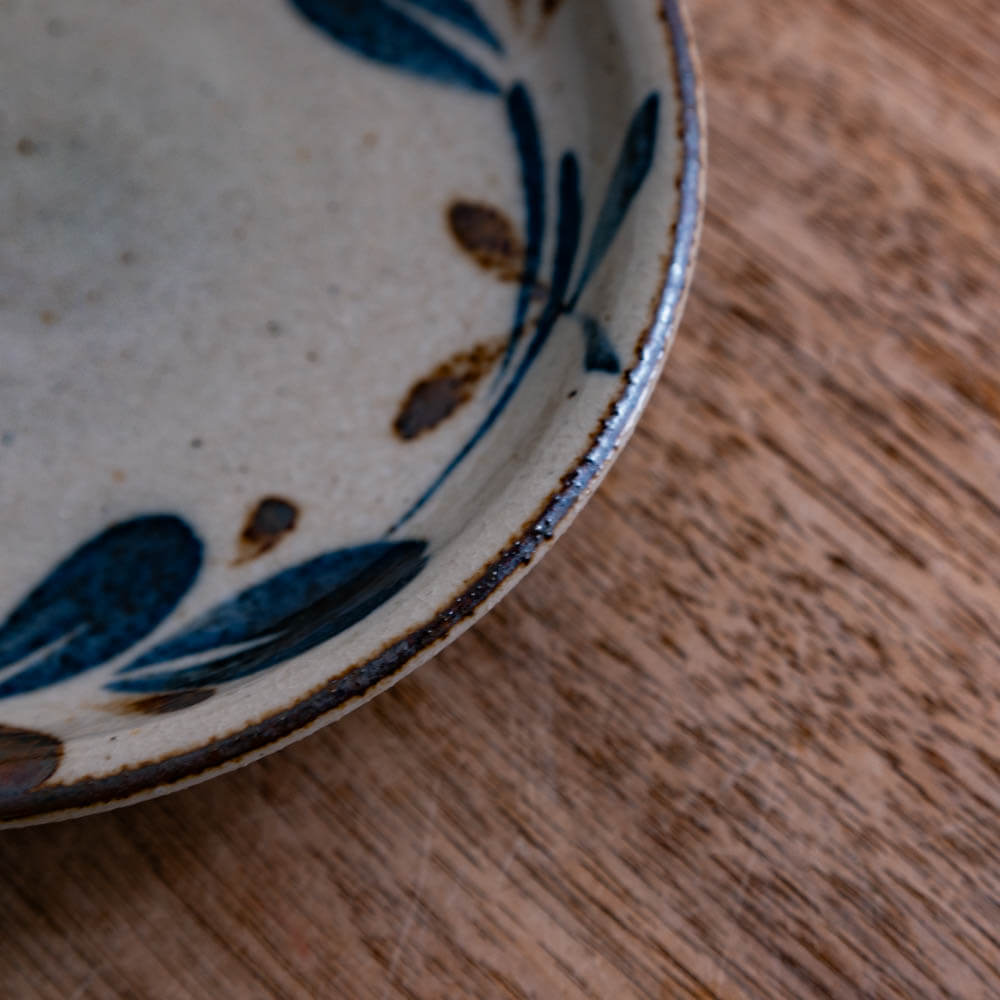 【WEB限定】民彩風花 渦型4.0皿 -器市-