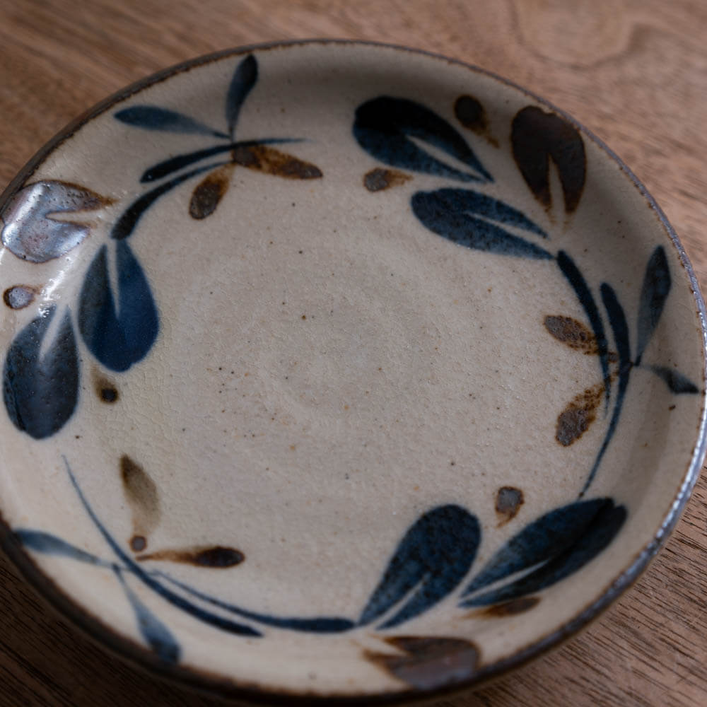 【WEB限定】民彩風花 渦型4.0皿 -器市-