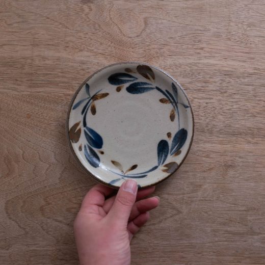 【WEB限定】民彩風花 渦型4.0皿 -器市-