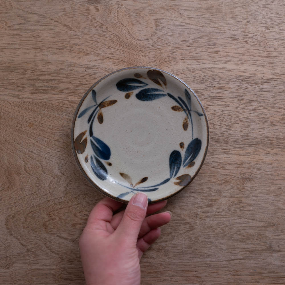 【WEB限定】民彩風花 渦型4.0皿 -器市-