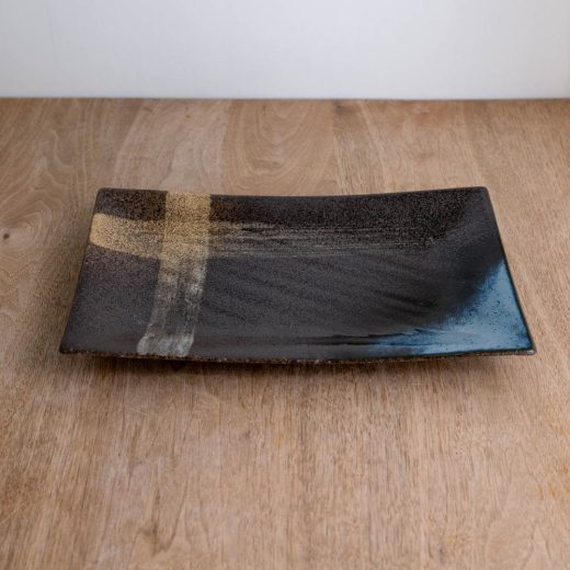 【WEB限定】新錦 手引き長角尺一皿 -器市-