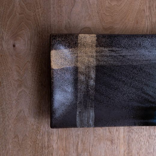 【WEB限定】新錦 手引き長角尺一皿 -器市-