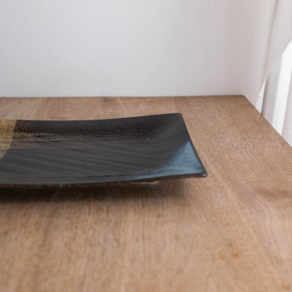 【WEB限定】新錦 手引き長角尺一皿 -器市-