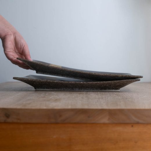 【WEB限定】新錦 手引き長角尺一皿 -器市-