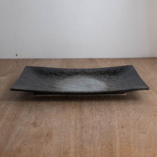 【WEB限定】明世波しぶき 手引き長角尺一皿 -器市-