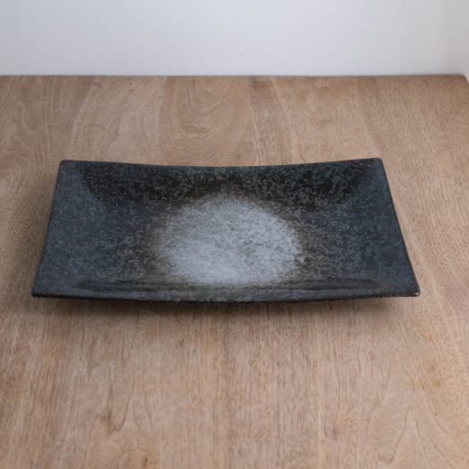 【WEB限定】明世波しぶき 手引き長角尺一皿 -器市-