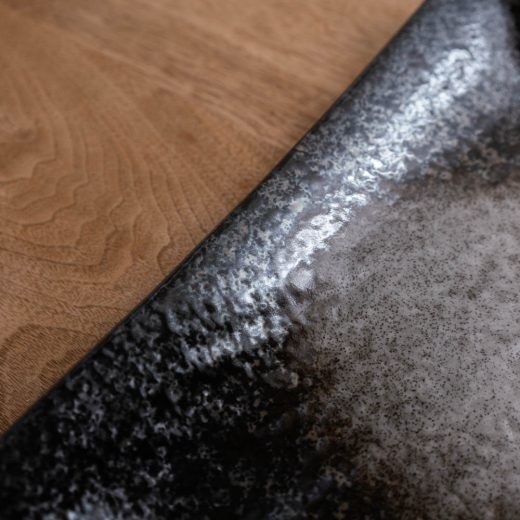 【WEB限定】明世波しぶき 手引き長角尺一皿 -器市-