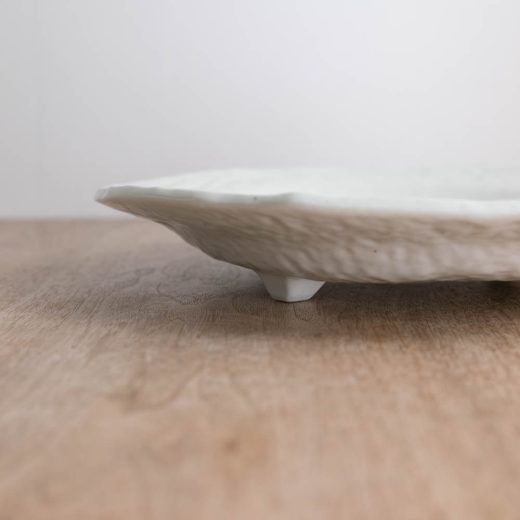 【WEB限定】粉引リム30cm皿 -器市-