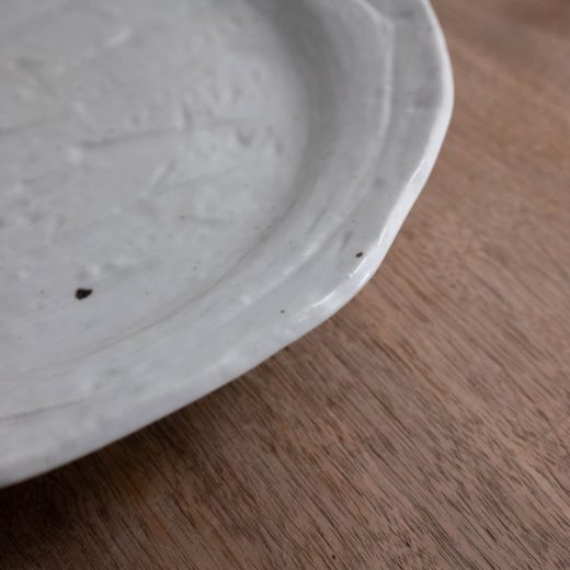 【WEB限定】粉引リム30cm皿 -器市-
