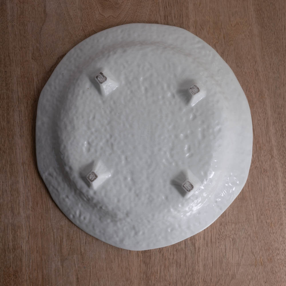 【WEB限定】粉引リム30cm皿 -器市-