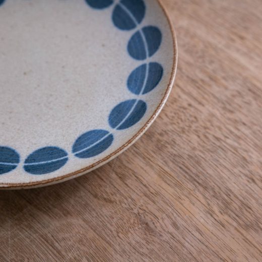 【WEB限定】ぱいかじ 水玉 5寸皿 -器市-