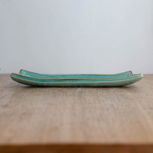 【WEB限定】ヒワ 角アナゴ皿 -器市-