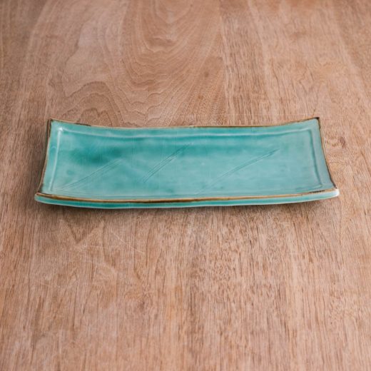 【WEB限定】ヒワ 角アナゴ皿 -器市-