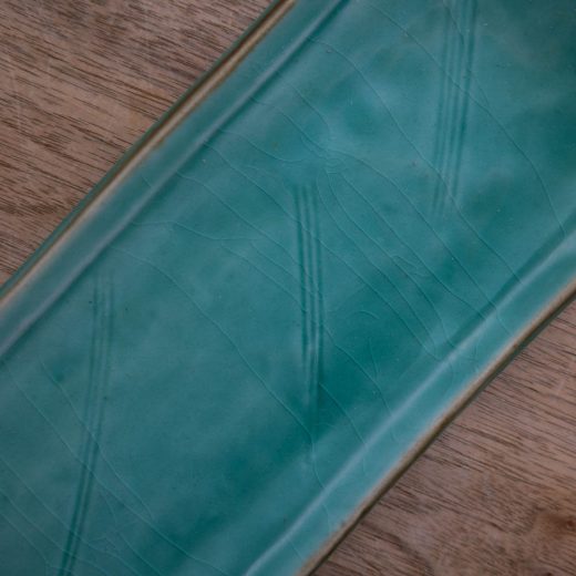 【WEB限定】ヒワ 角アナゴ皿 -器市-