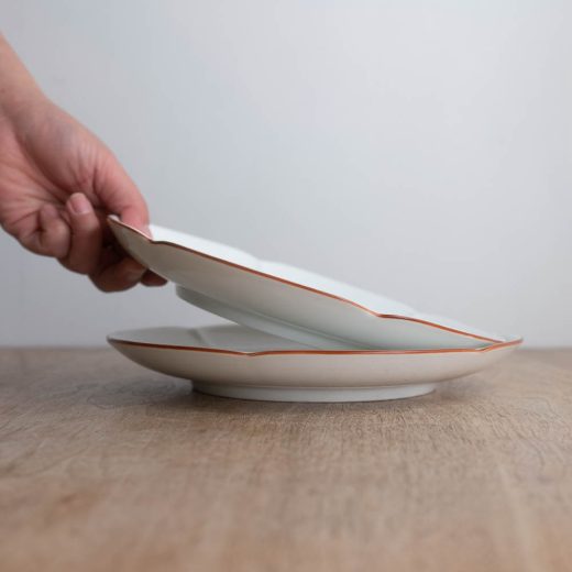 【WEB限定】淵さび花型プレート (大) -器市-