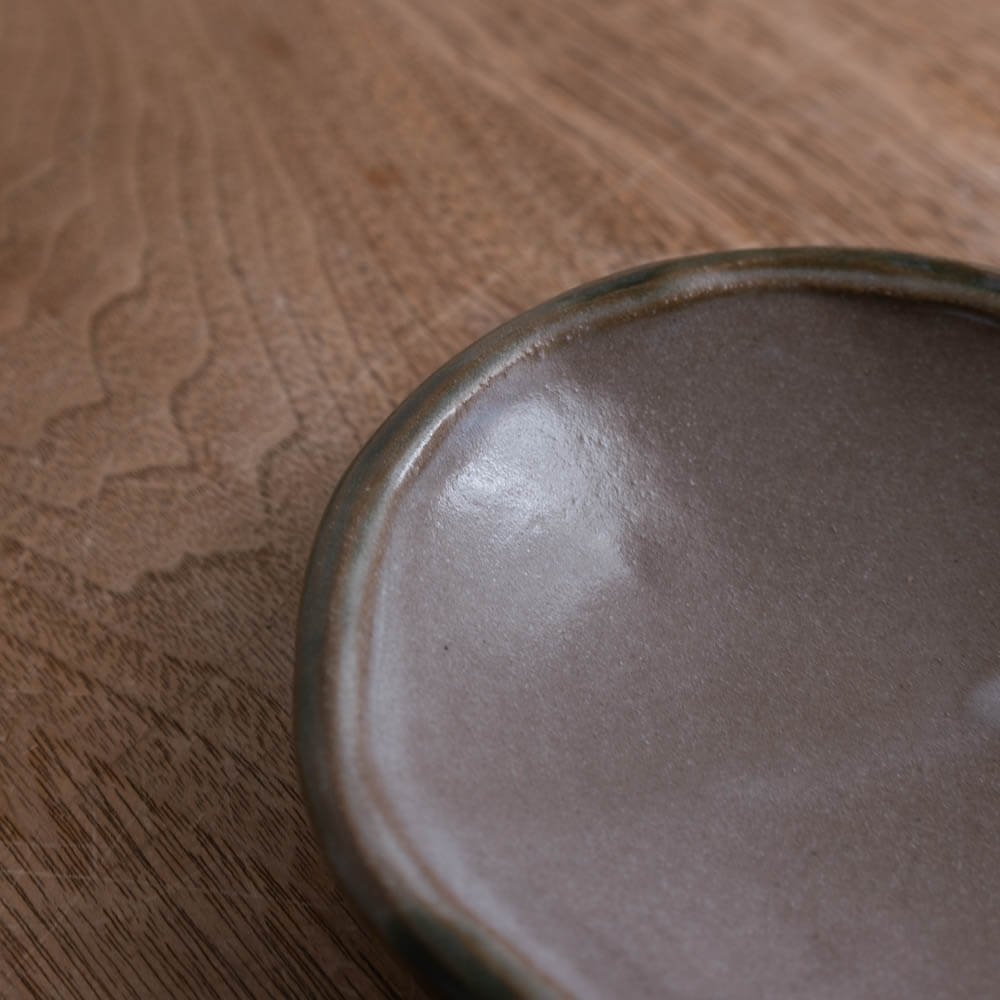 【WEB限定】緑流し三ﾂ足浅鉢 -器市-