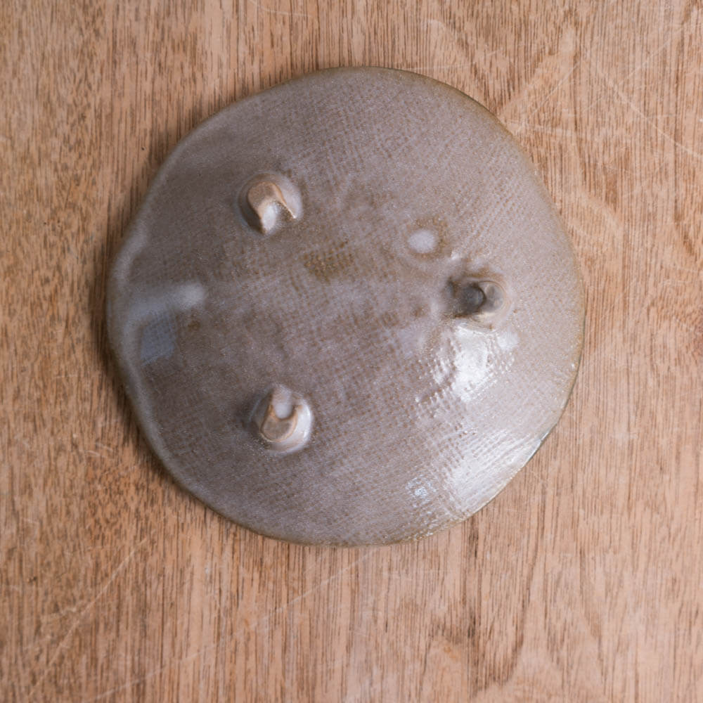 【WEB限定】緑流し三ﾂ足浅鉢 -器市-