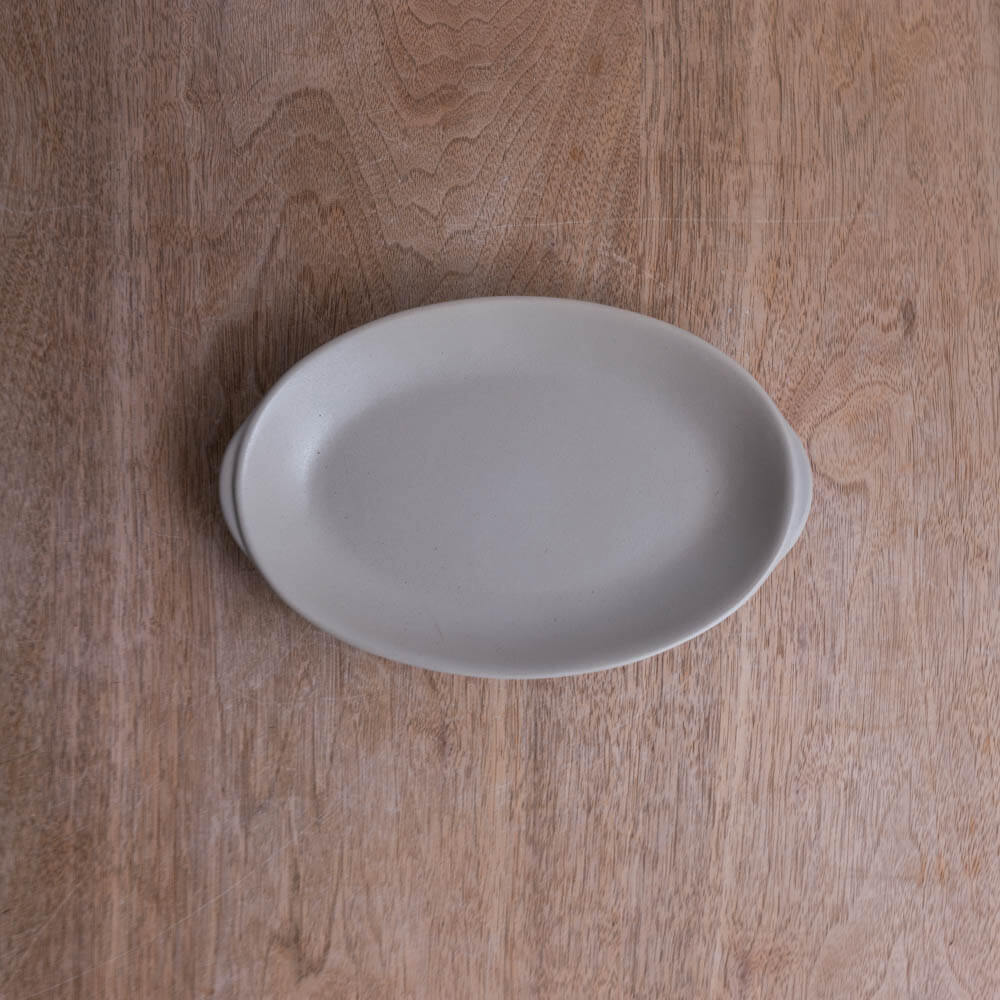 【WEB限定】耳付楕円浅プレート BE -器市-