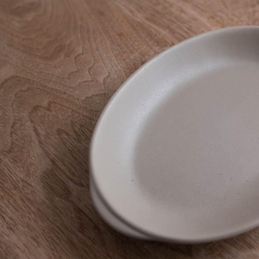 【WEB限定】耳付楕円浅プレート BE -器市-