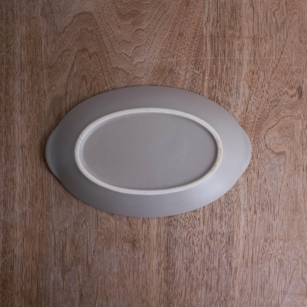 【WEB限定】耳付楕円浅プレート BE -器市-