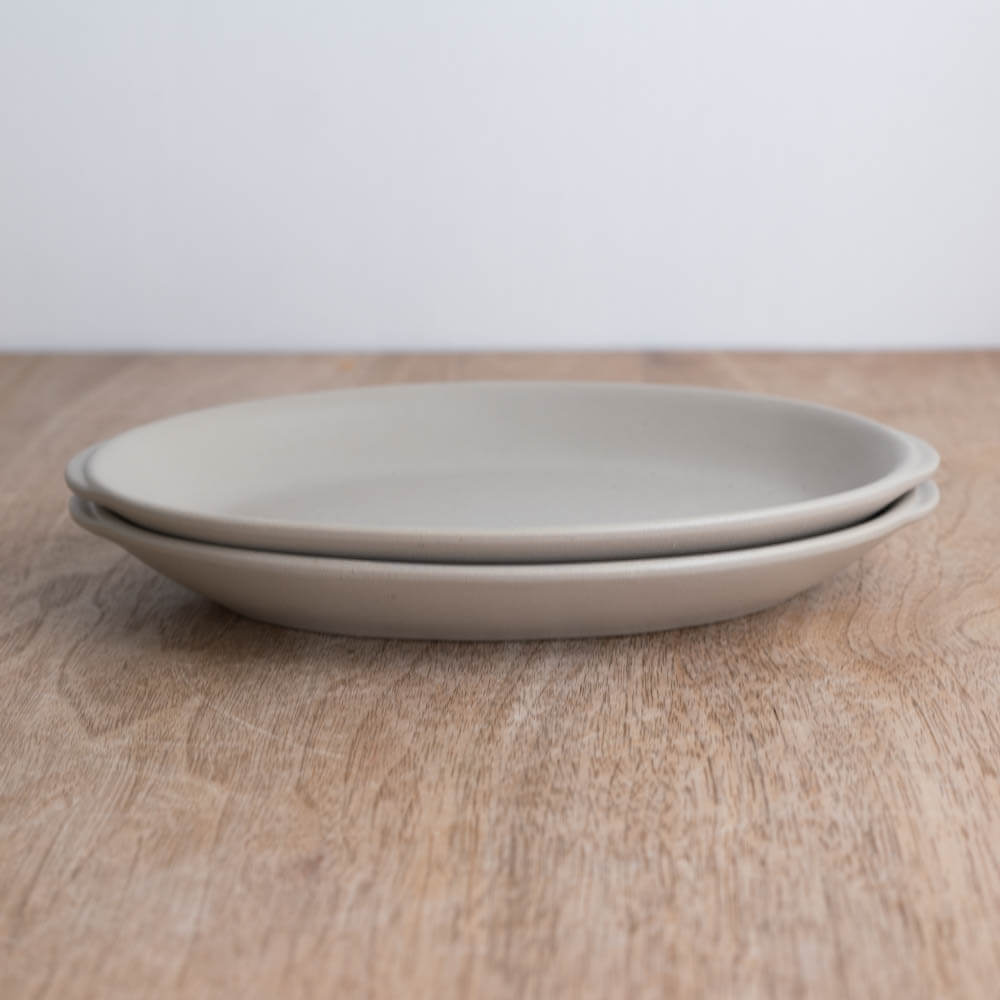 【WEB限定】耳付楕円浅プレート BE -器市-