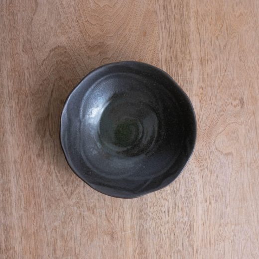 【WEB限定】花紺黒 煮物鉢 -器市-