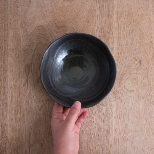 【WEB限定】花紺黒 煮物鉢 -器市-