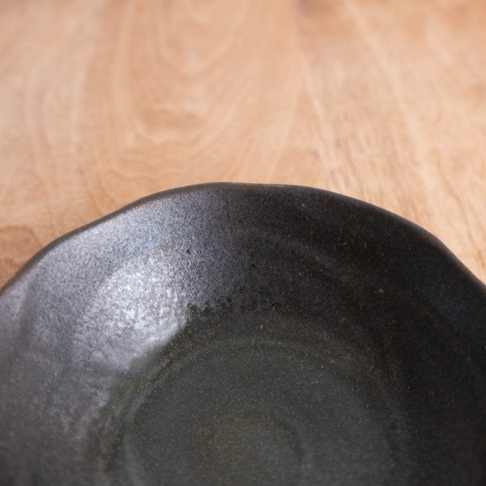 【WEB限定】花紺黒 煮物鉢 -器市-