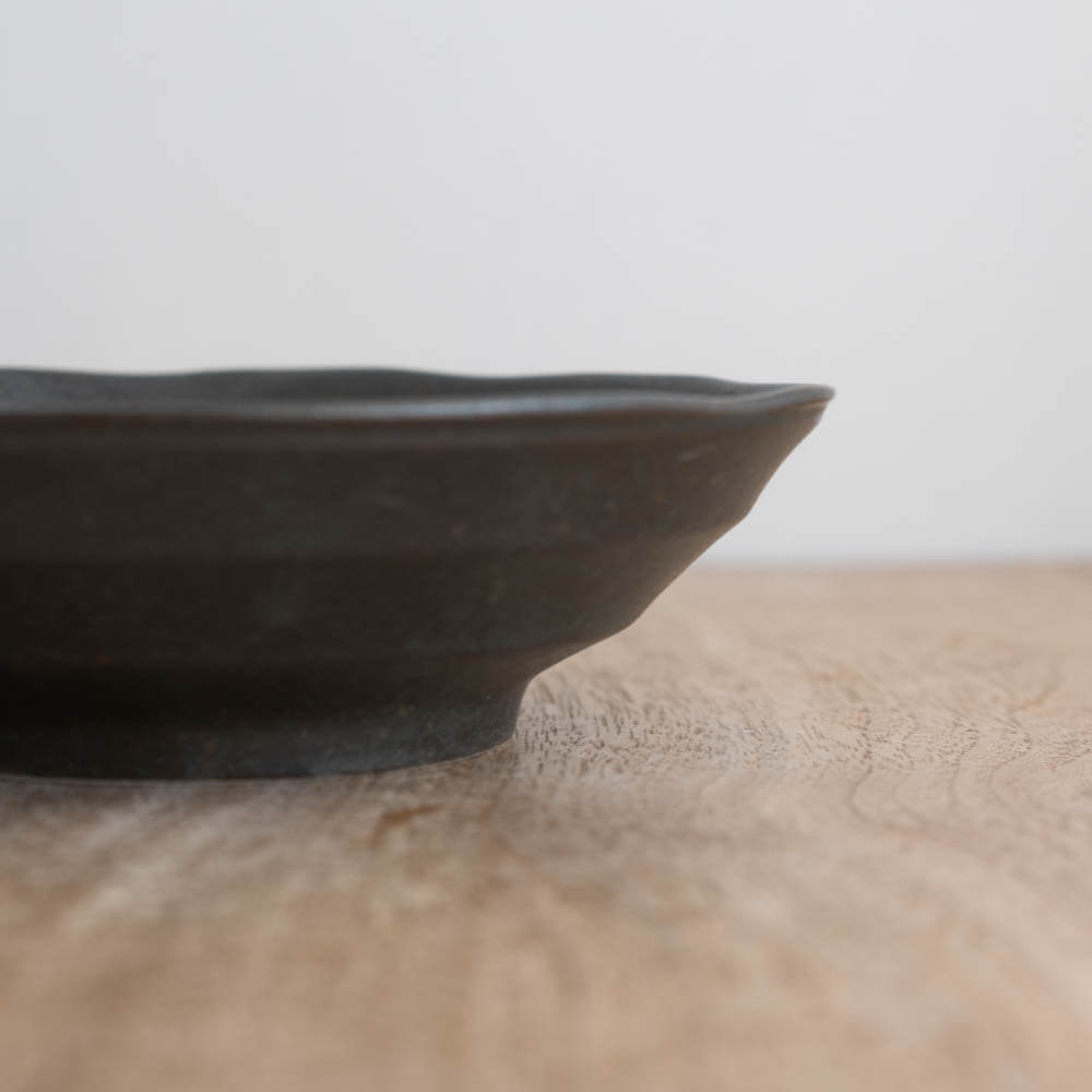 【WEB限定】花紺黒 煮物鉢 -器市-